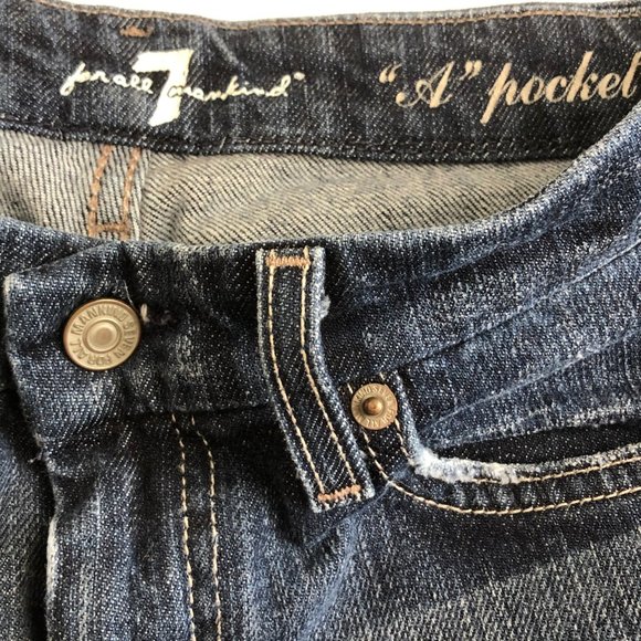 7 for all mankind A Pocket Low Rise Boot Cut 27 - Picture 4 of 5